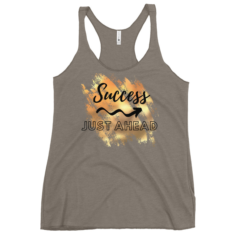 Success Just Ahead Women's Racerback Tank