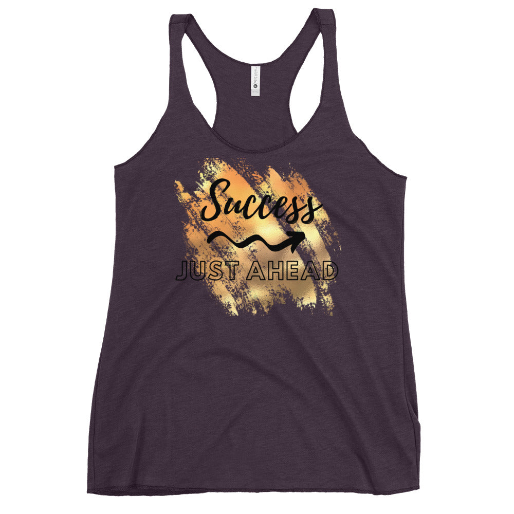 Success Just Ahead Women's Racerback Tank