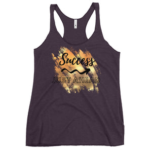Success Just Ahead Women's Racerback Tank