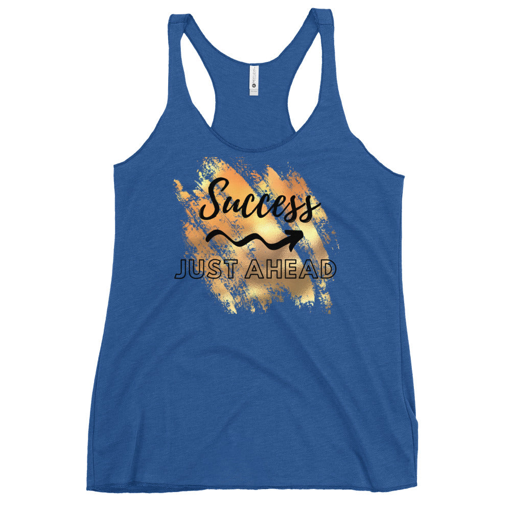 Success Just Ahead Women's Racerback Tank