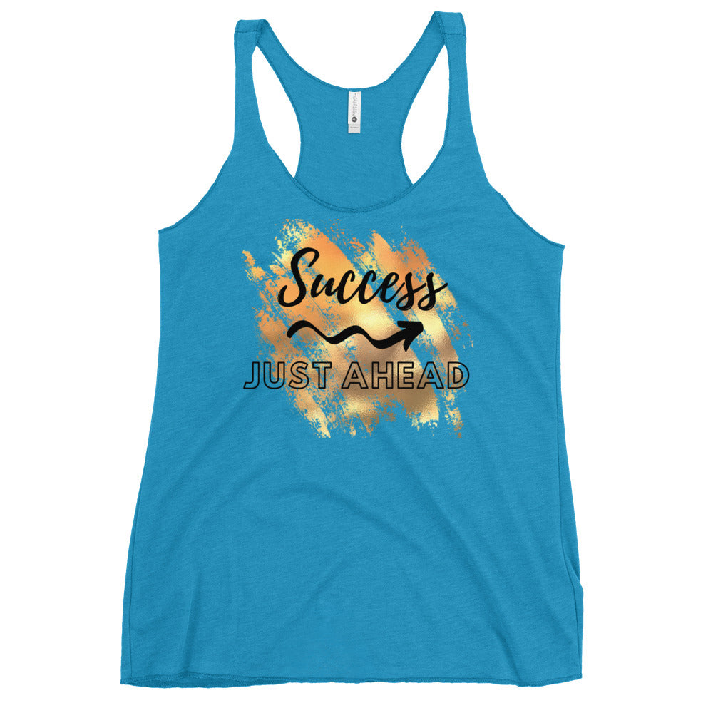 Success Just Ahead Women's Racerback Tank